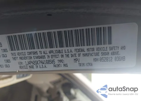 2010 Jeep Liberty Sport из США, поврежденный, VIN 1J4PN2GK7AW168505